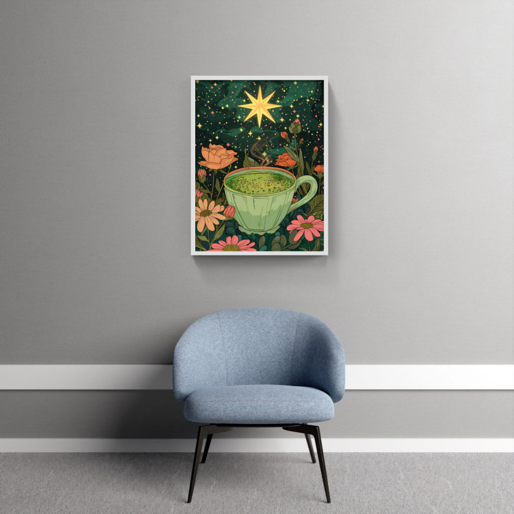 Starlit Serenity: Cosmic Brew Mystical Infusion