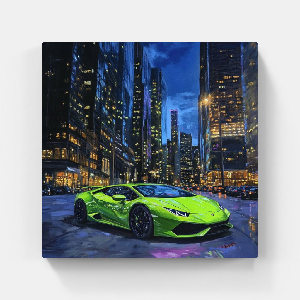 Urban Glow: Lamborghini Huracán