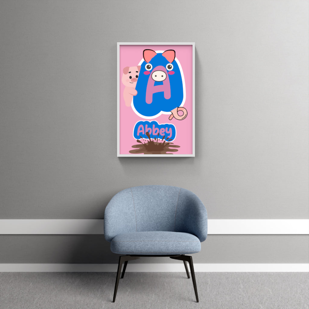Personalized Peppa Pig Farm-Themed Art Set 🐷🌾