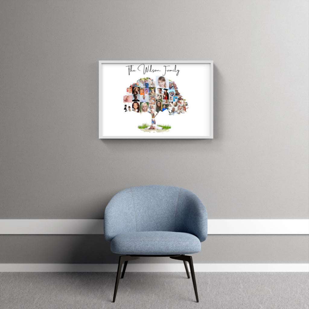 Family Tree Photo Collage