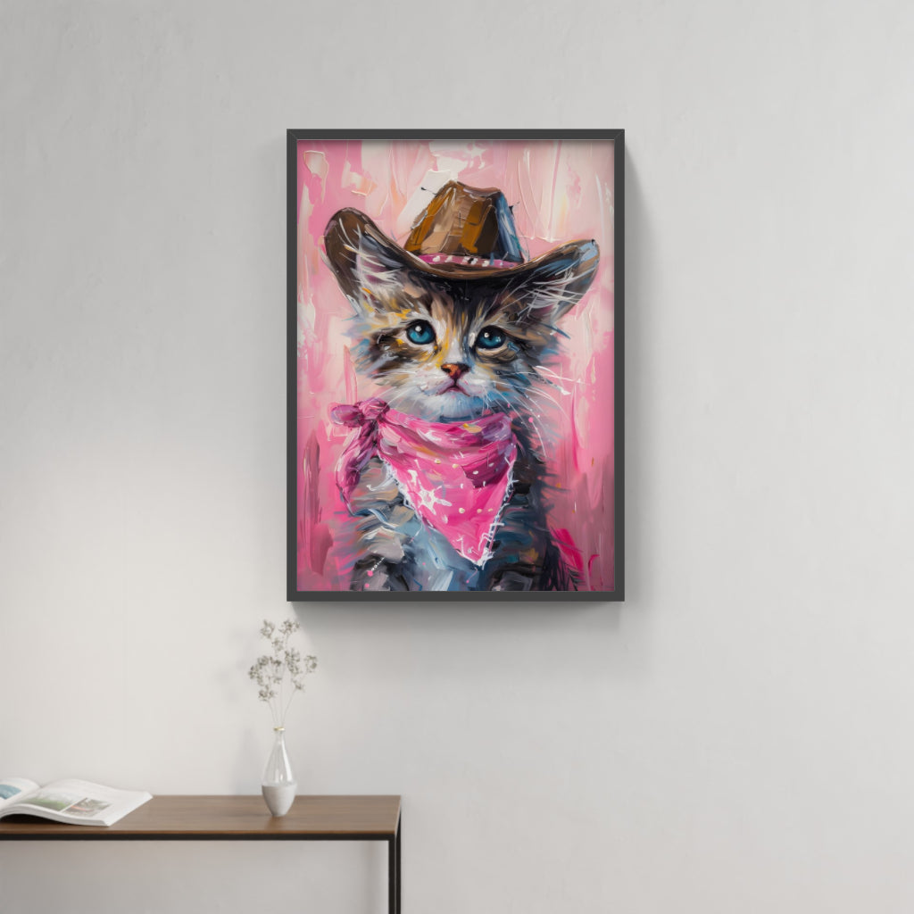 Cowboy Kitty Charm