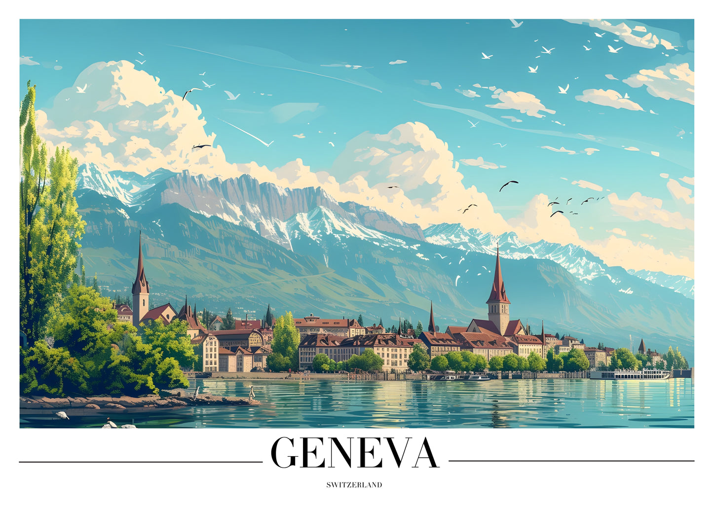 Geneva Elegance: Swiss Lakefront