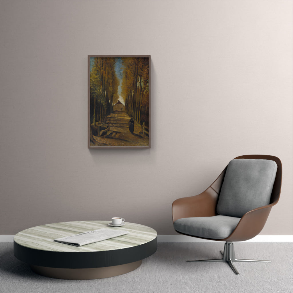 Autumn Elegance - A Path of Golden Dreams