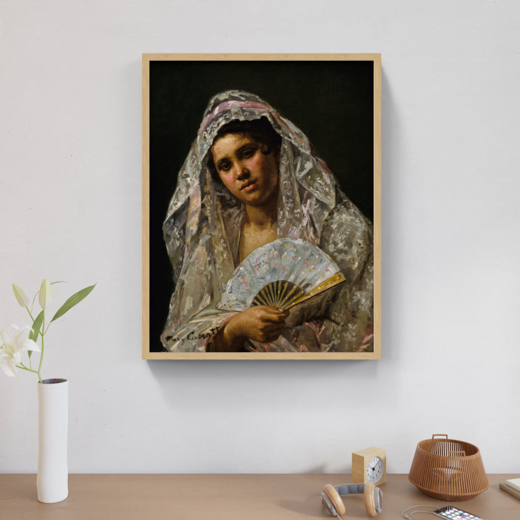 Spanish Dancer Wearing a Lace Mantilla (1873)
