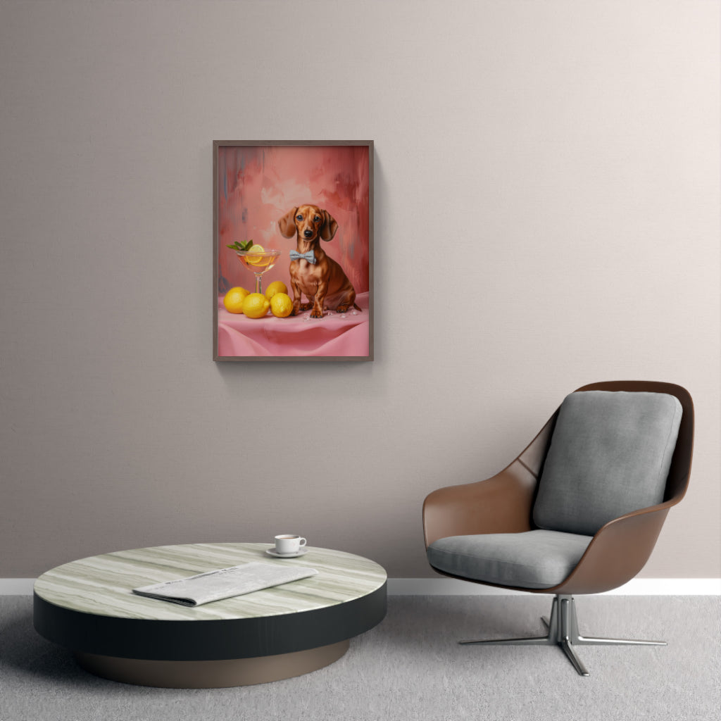 Dachshund & Lemon Martini Soirée