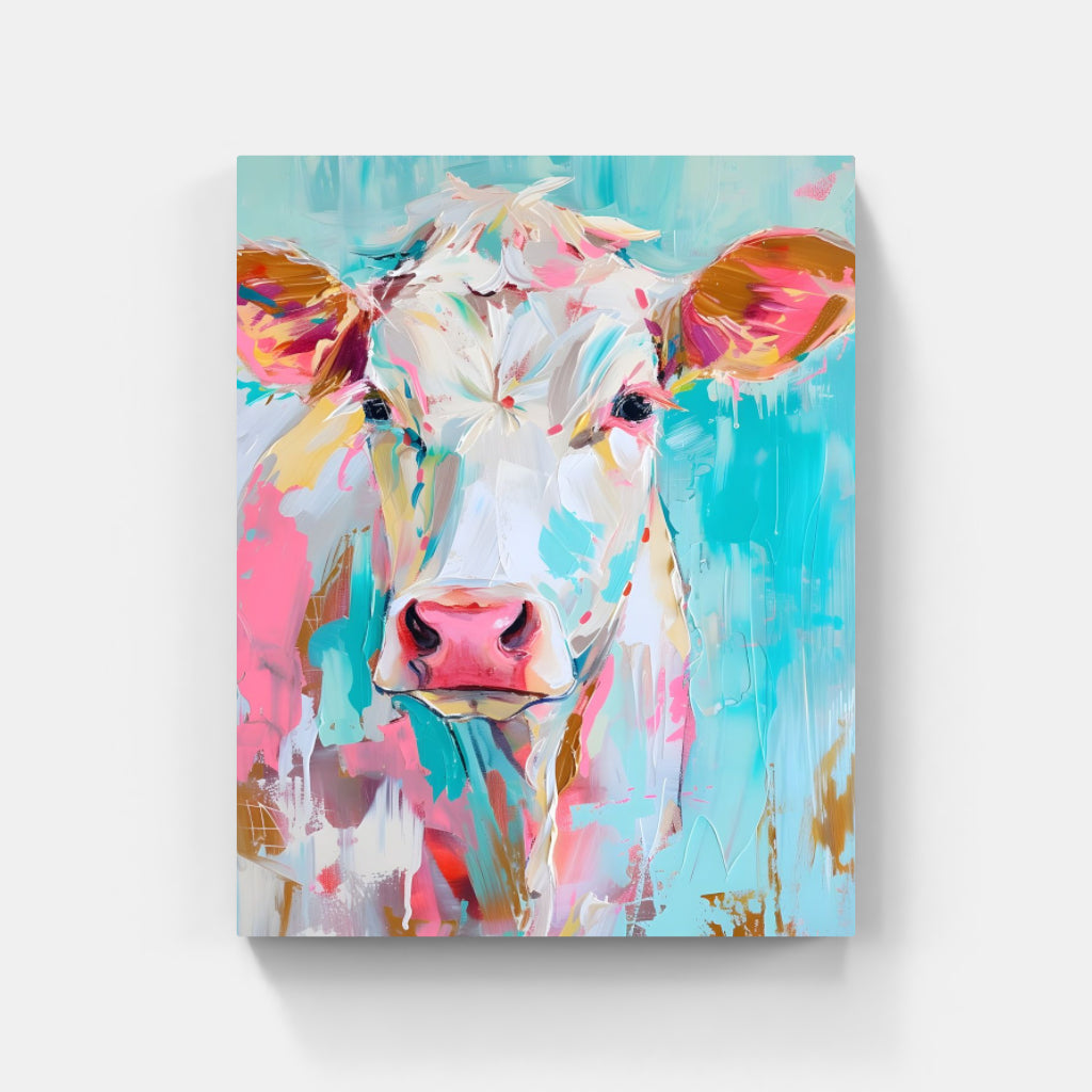 Pastel Cow Elegance
