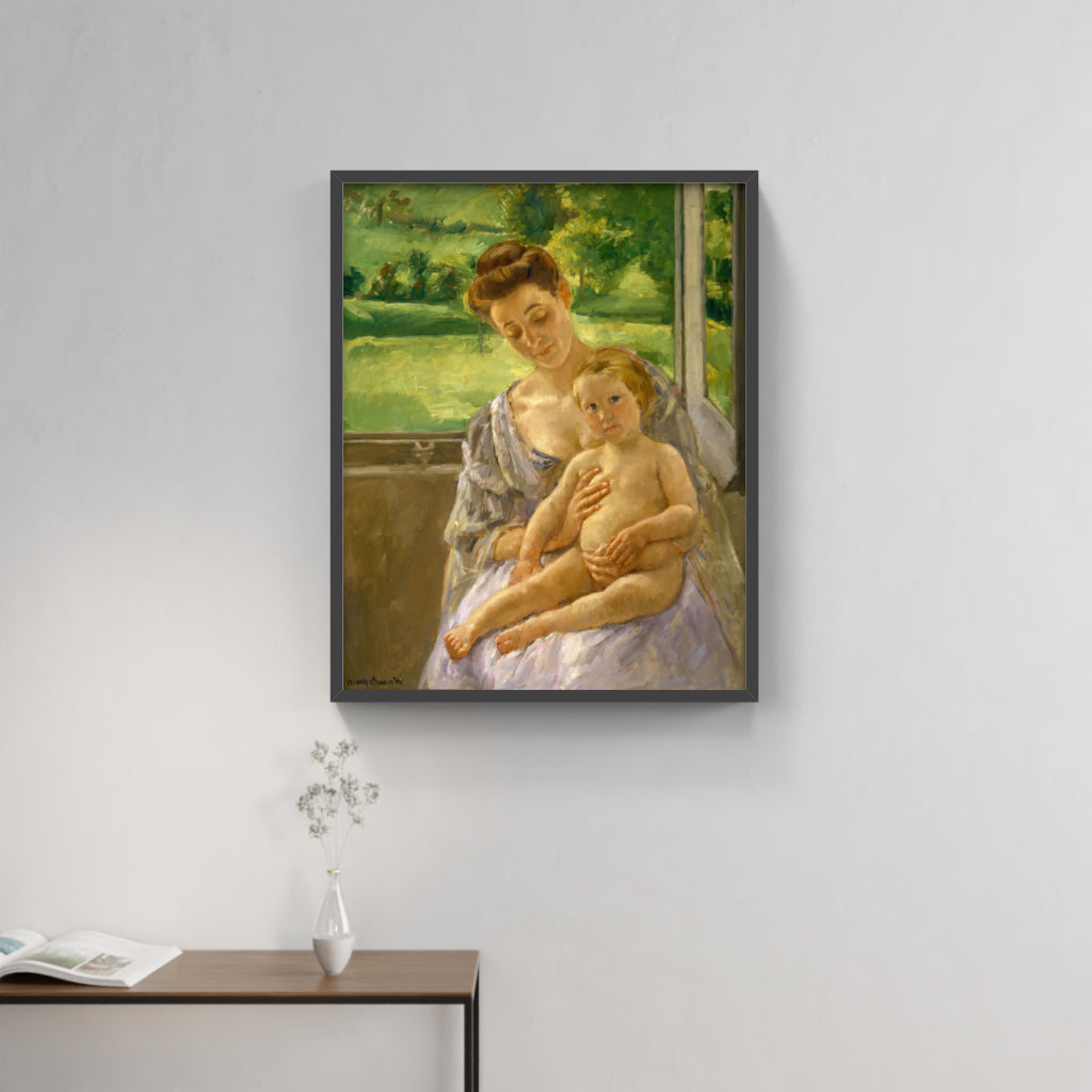 Mother and Child in the Conservatory (1906)