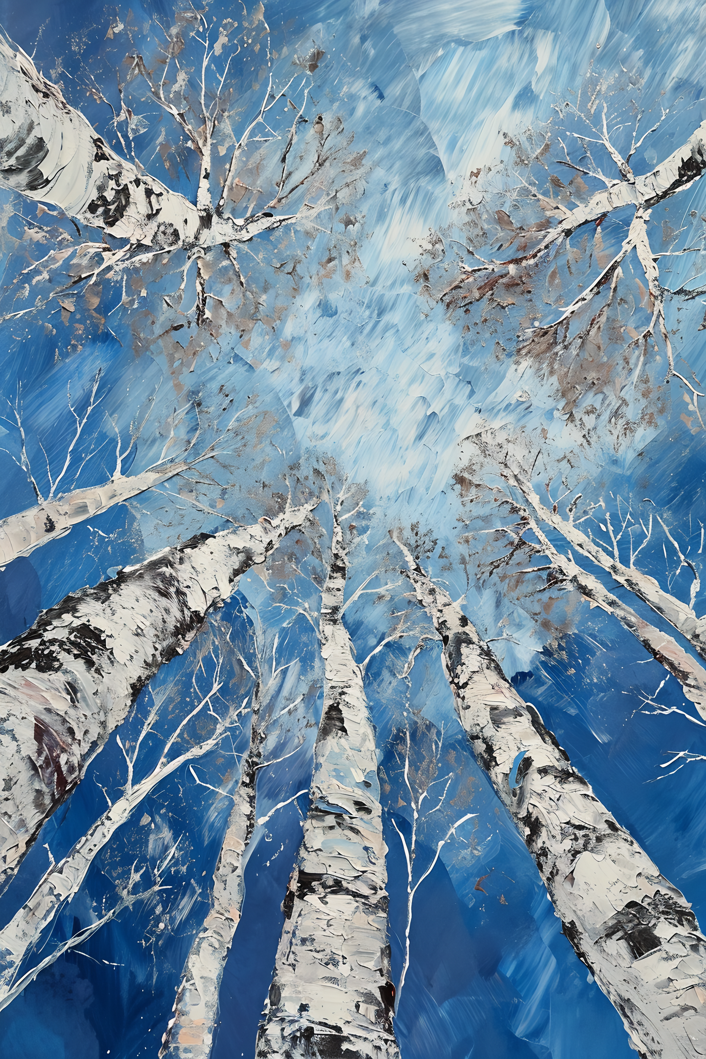 Winter Birch Elegance