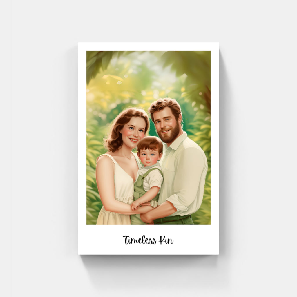 Vintage-Style Custom Portrait