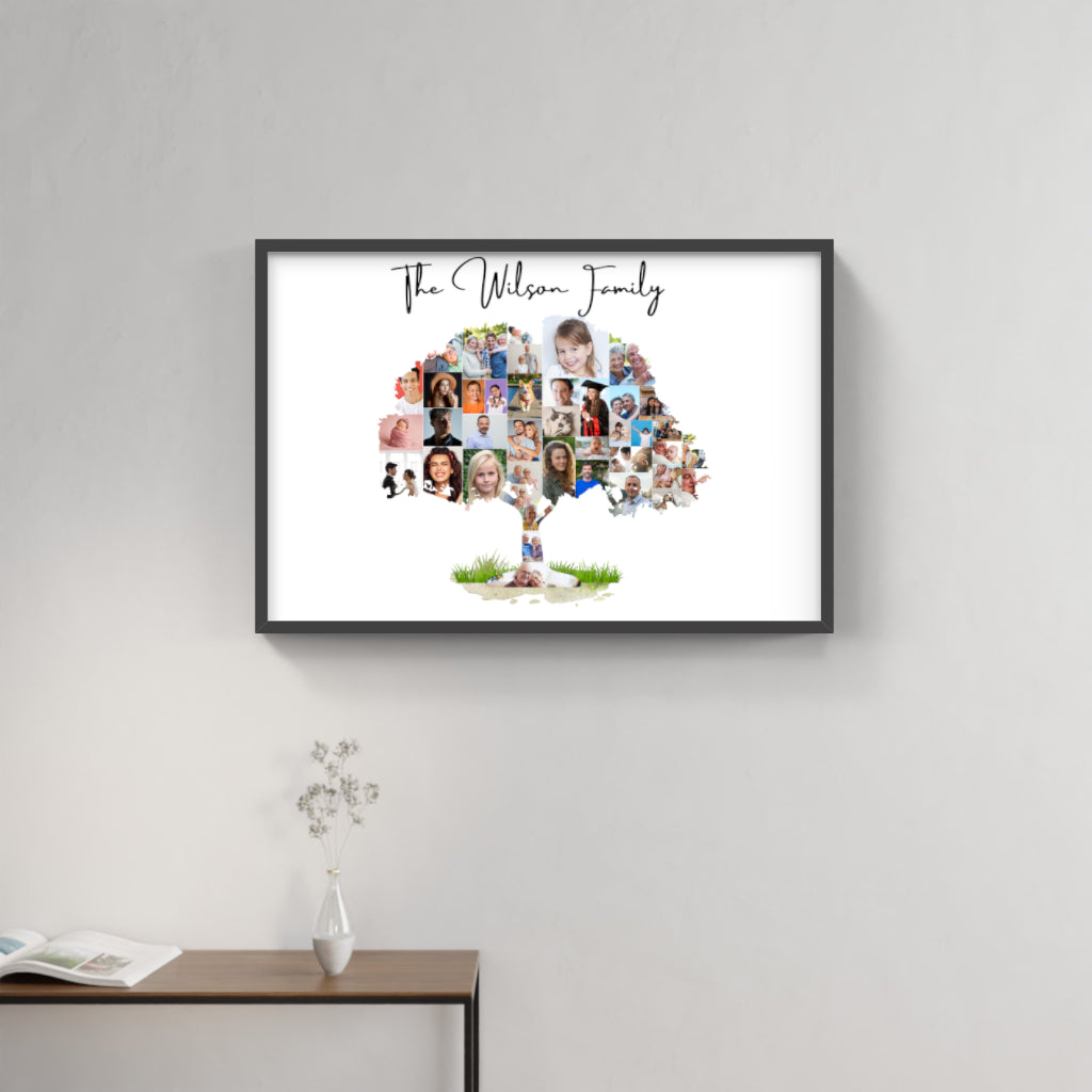 Family Tree Photo Collage