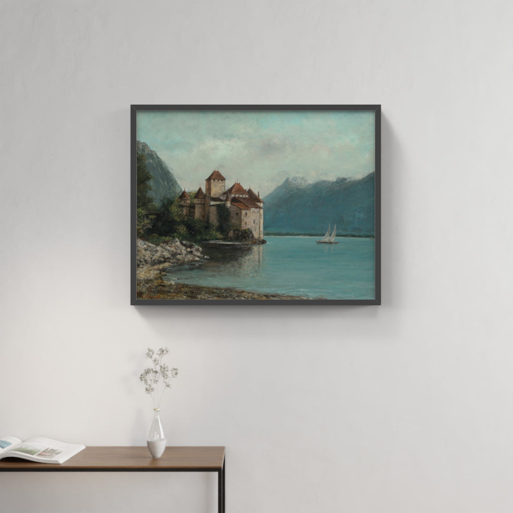 Le Château de Chillon, Lake Geneva" (1876)