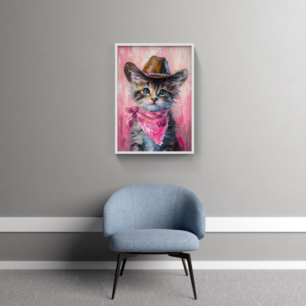Cowboy Kitty Charm