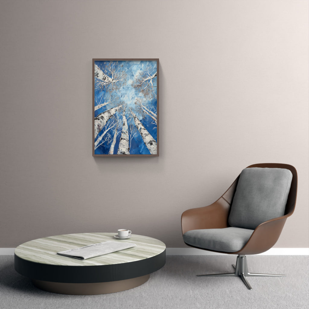 Winter Birch Elegance
