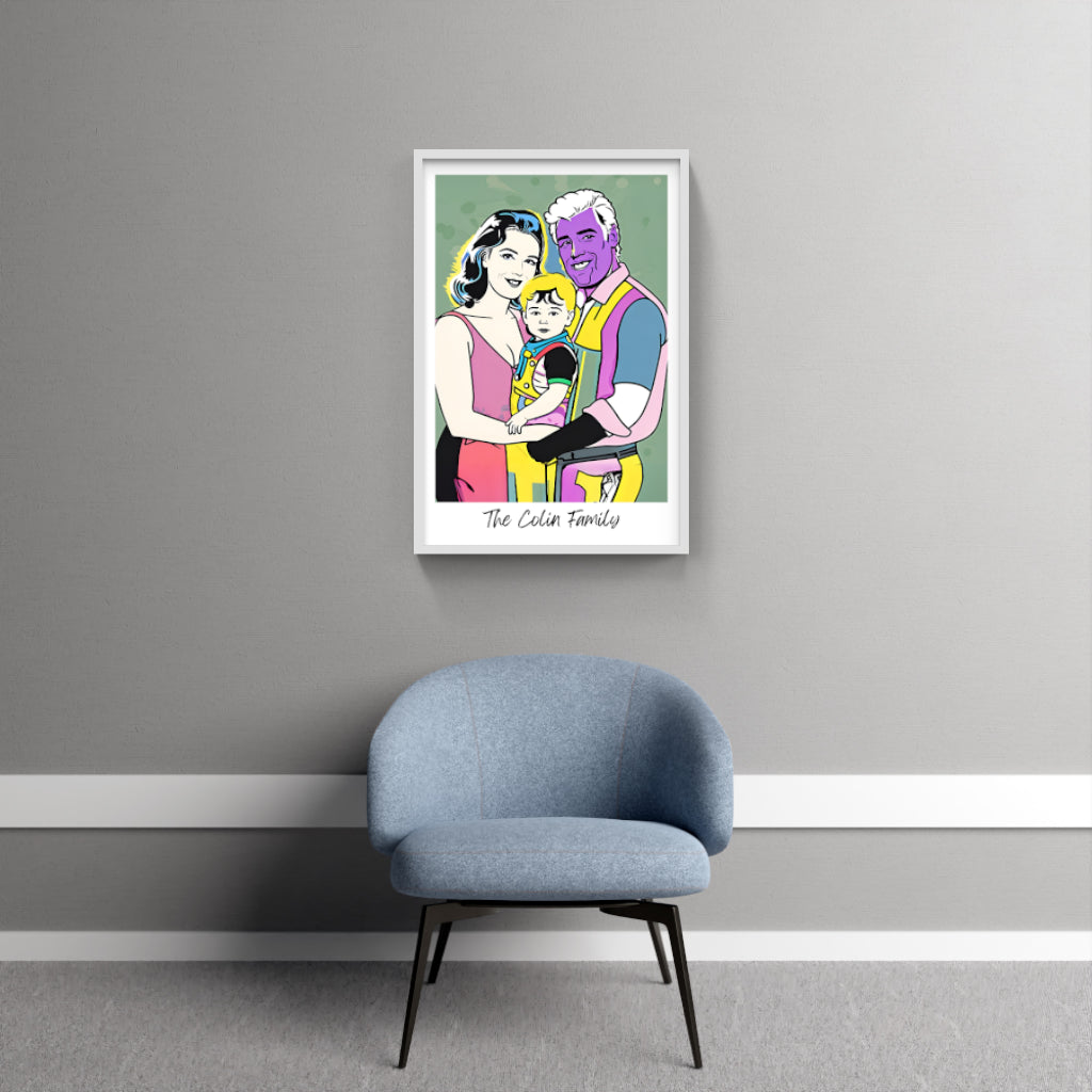 Custom Pop Art Portrait – Vibrant & Modern Artwork