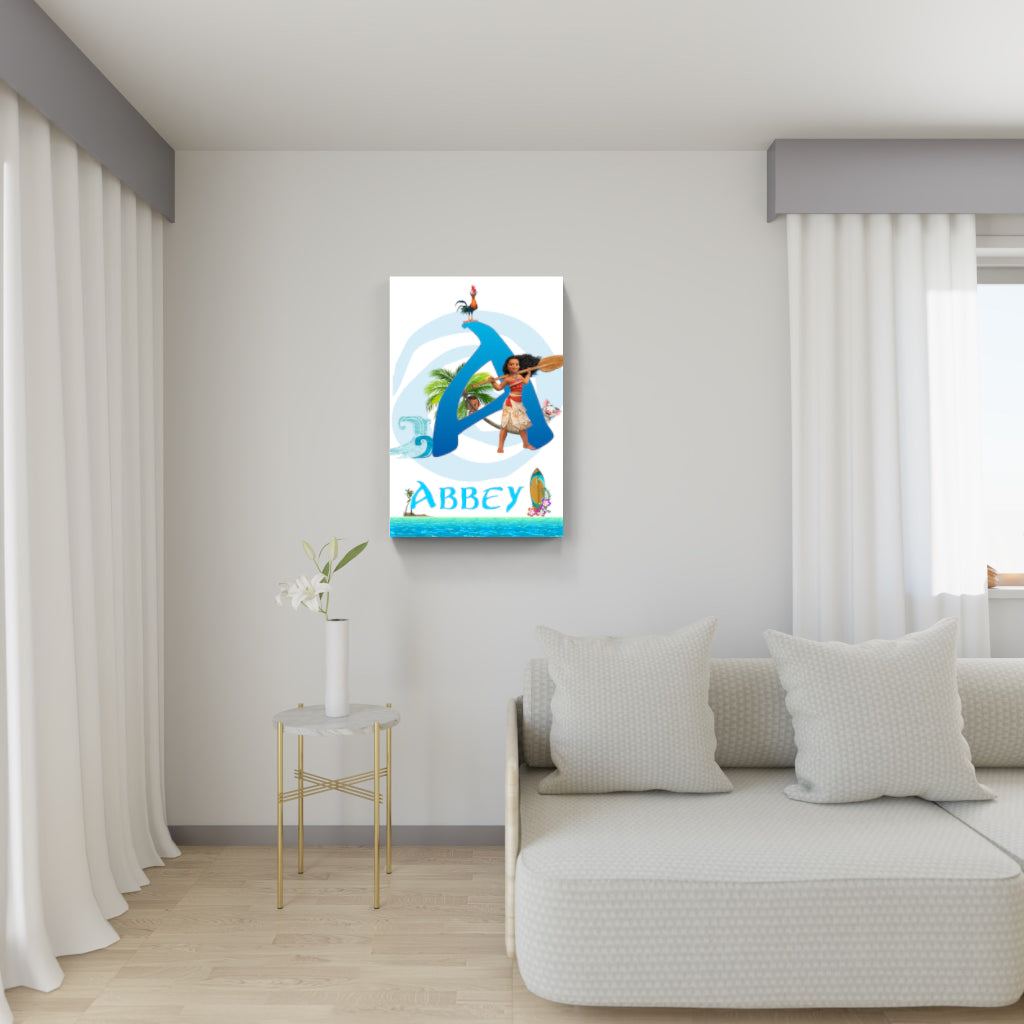 Set Sail with a Personalized Moana-Themed Art Set! 🌊🌺