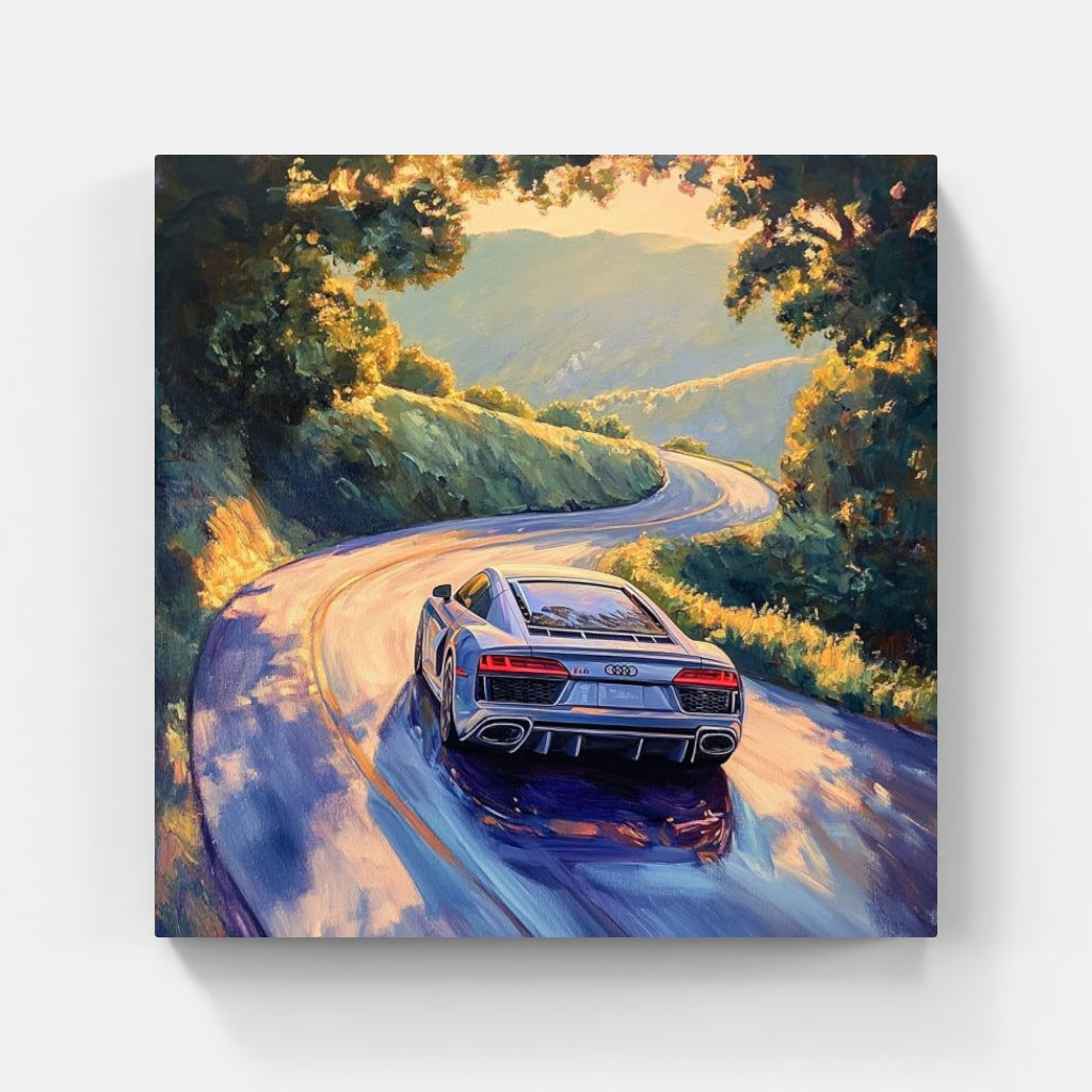 Road Symphony: Audi R8 in Motion