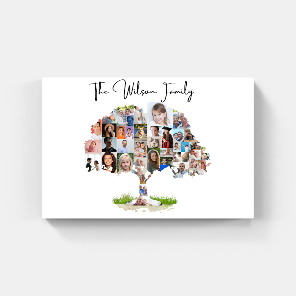Family Tree Photo Collage
