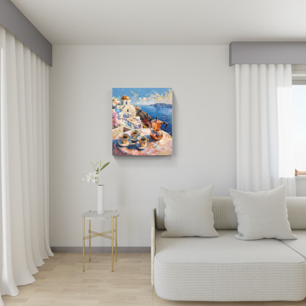 Greek Getaway: Blossoms & Brews Romantic Charm