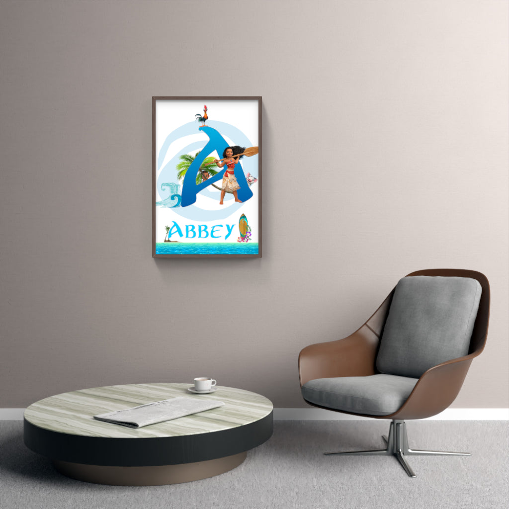 Set Sail with a Personalized Moana-Themed Art Set! 🌊🌺