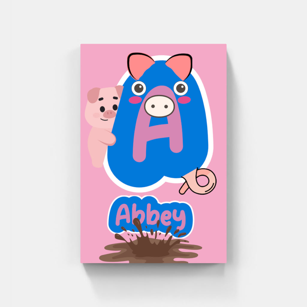 Personalized Peppa Pig Farm-Themed Art Set 🐷🌾