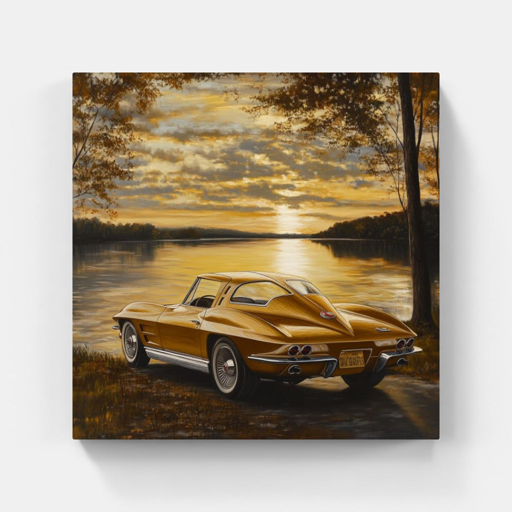 Golden Sunset: 1963 Chevrolet Corvette Stingray