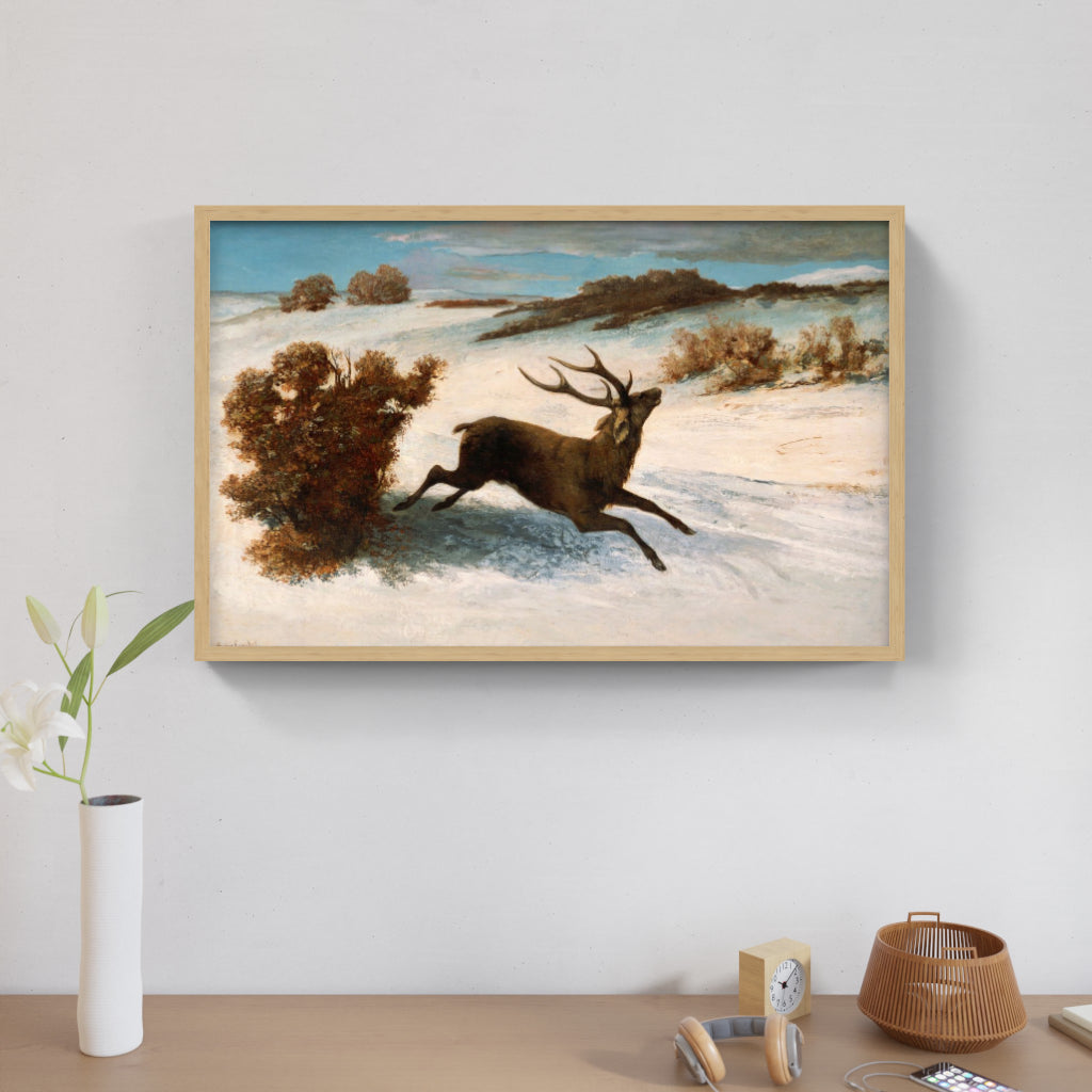 A Snowy Pursuit - The Stag's Flight