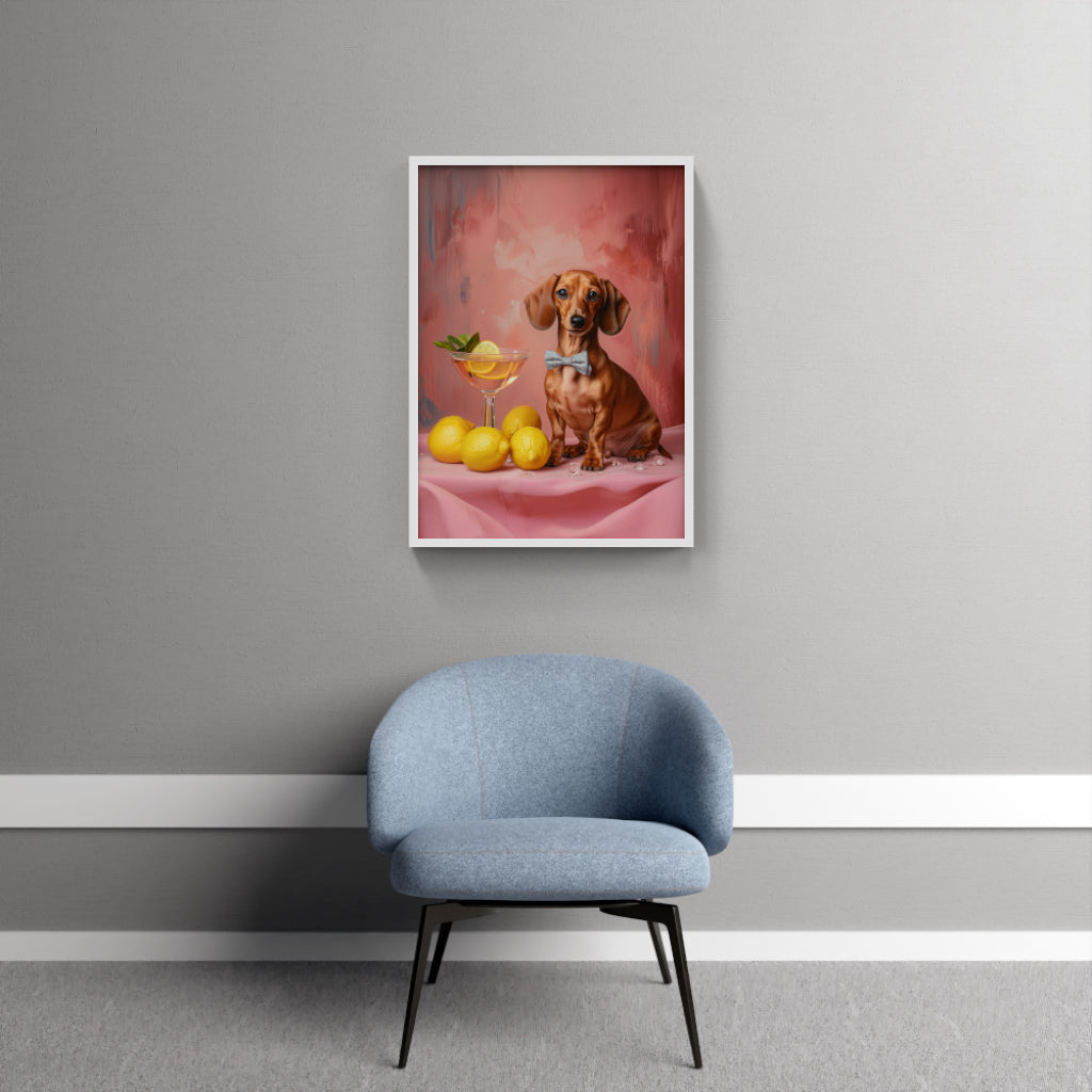 Dachshund & Lemon Martini Soirée