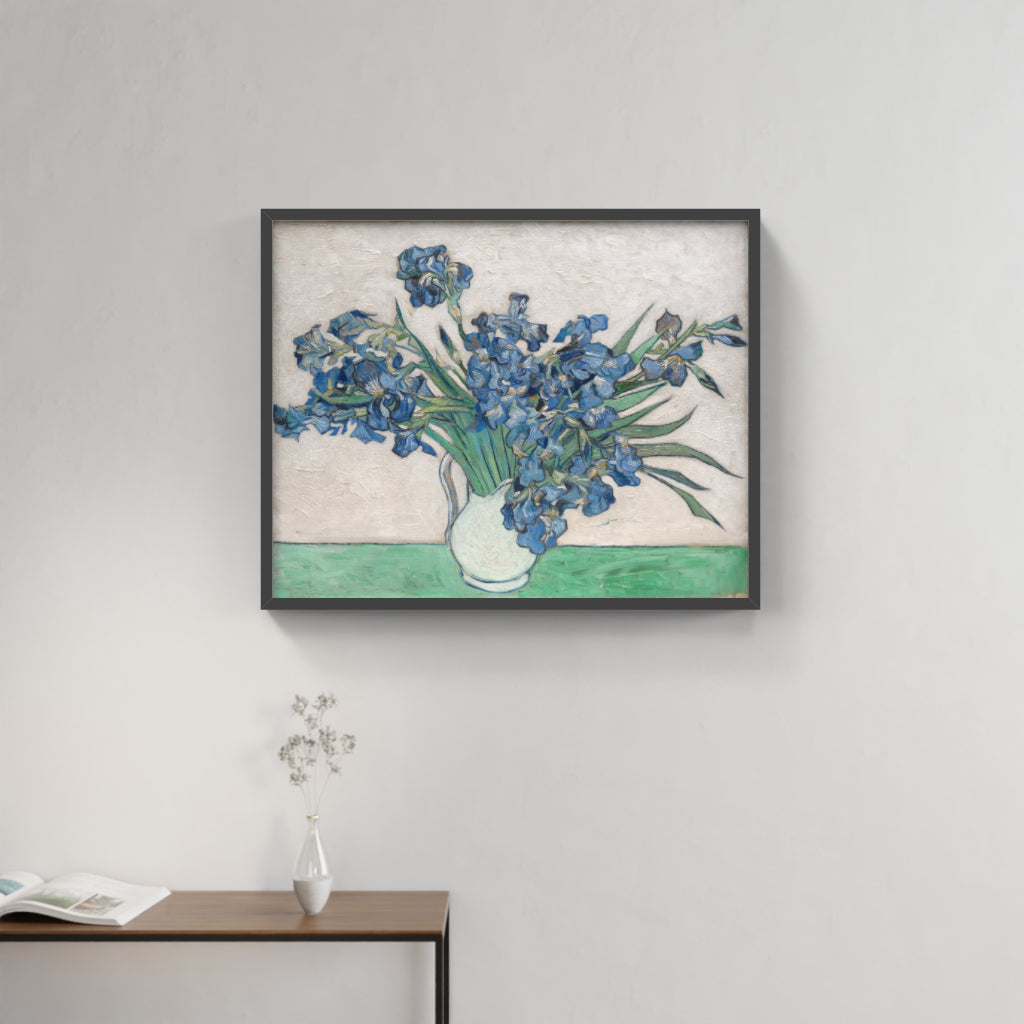 Vase of Tranquility - Irises in Bloom