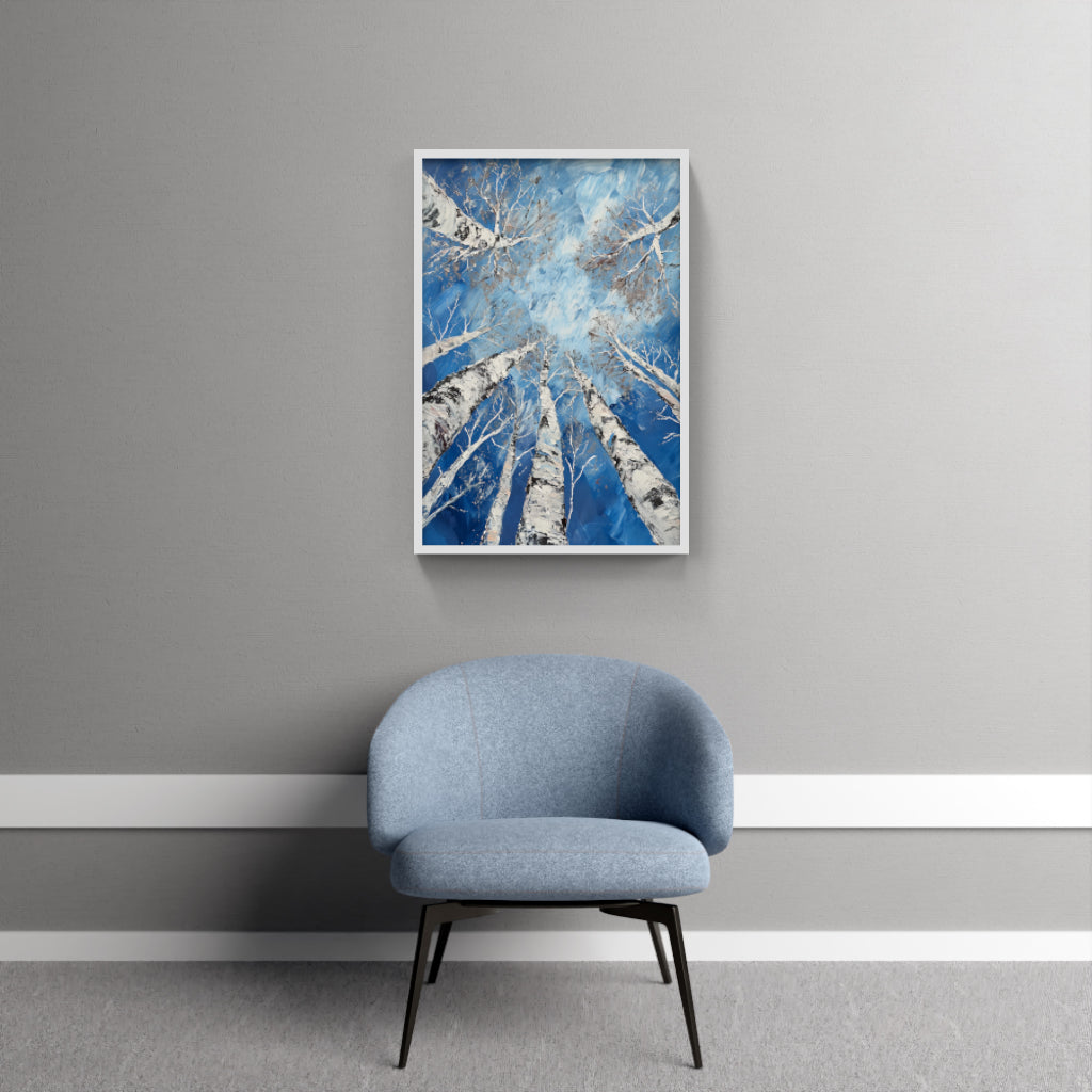 Winter Birch Elegance