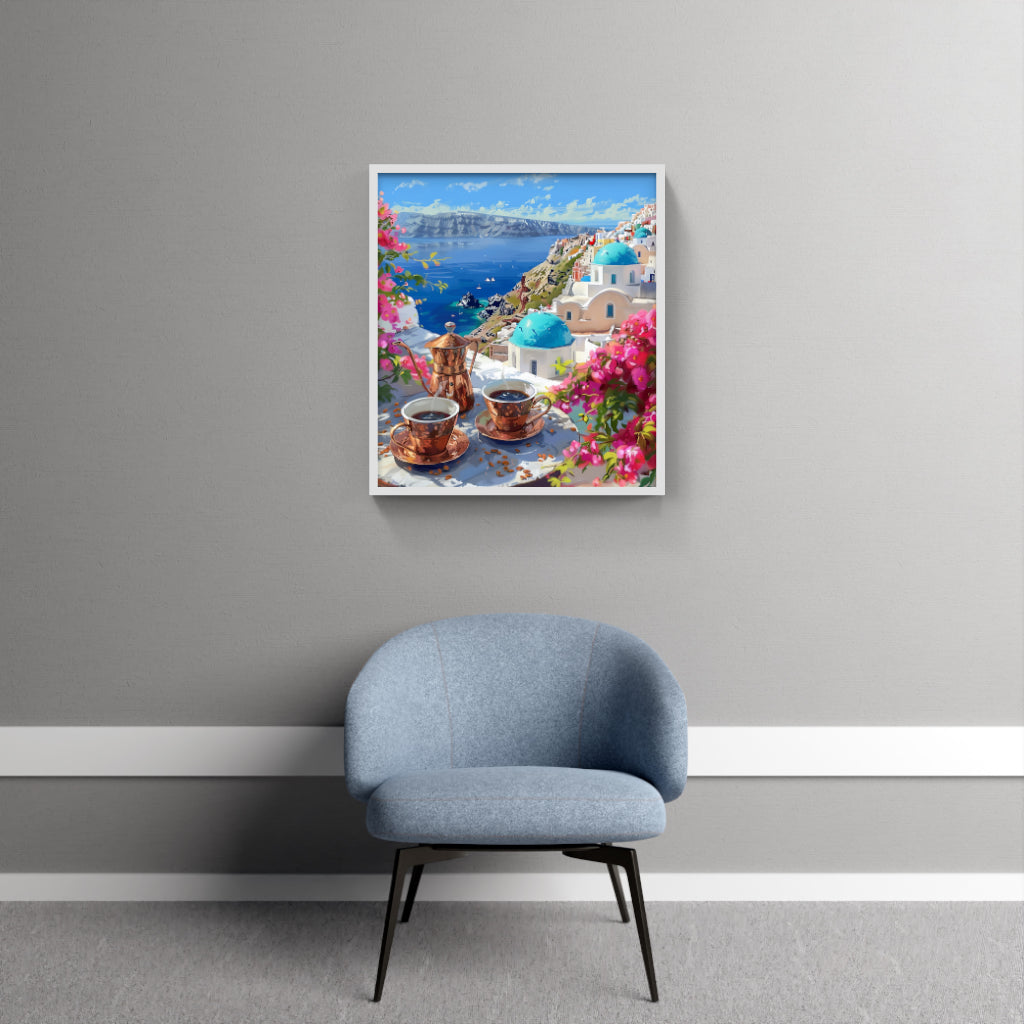 Island Reverie: Café Paradise Exotic Tranquility