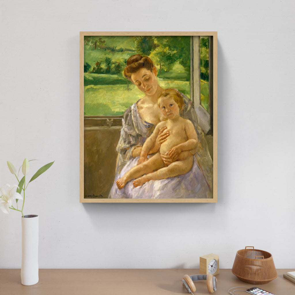 Mother and Child in the Conservatory (1906)