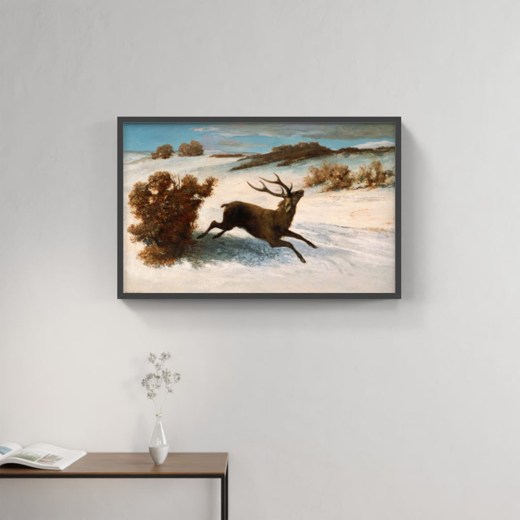 A Snowy Pursuit - The Stag's Flight