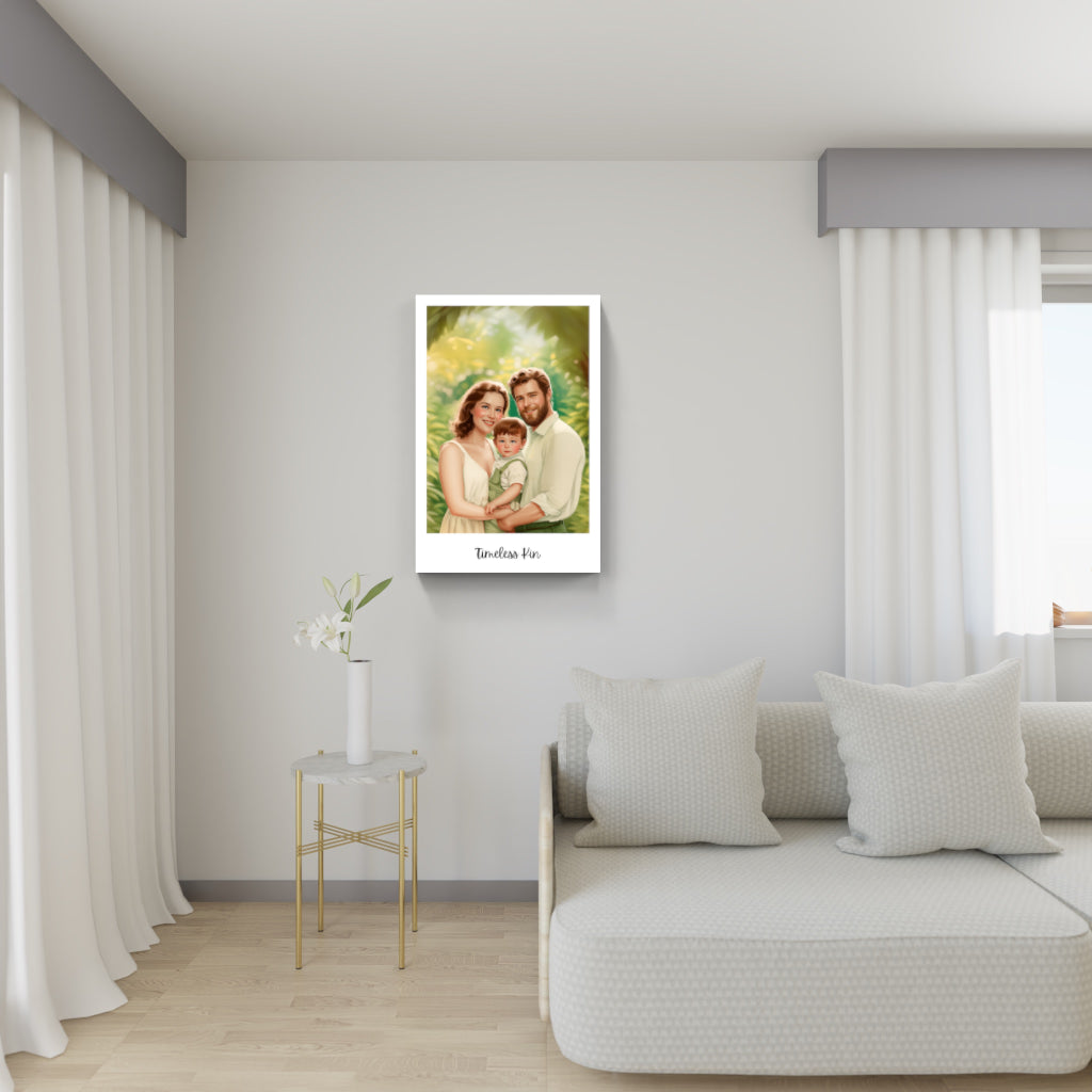 Vintage-Style Custom Portrait
