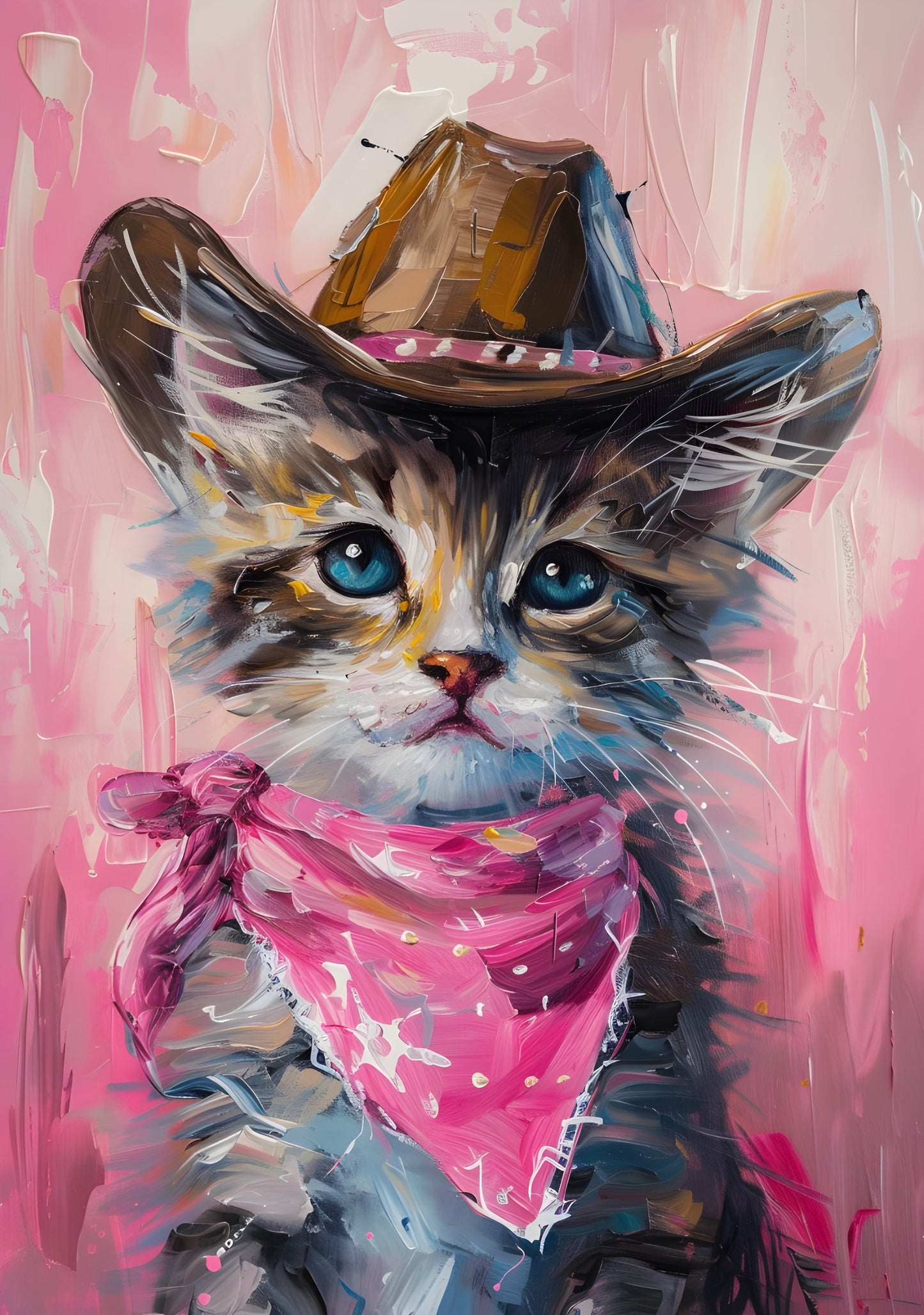 Cowboy Kitty Charm