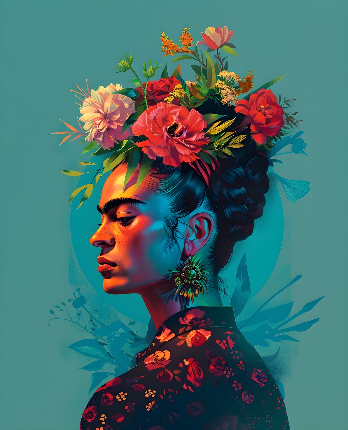 Frida’s Floral Reverie
