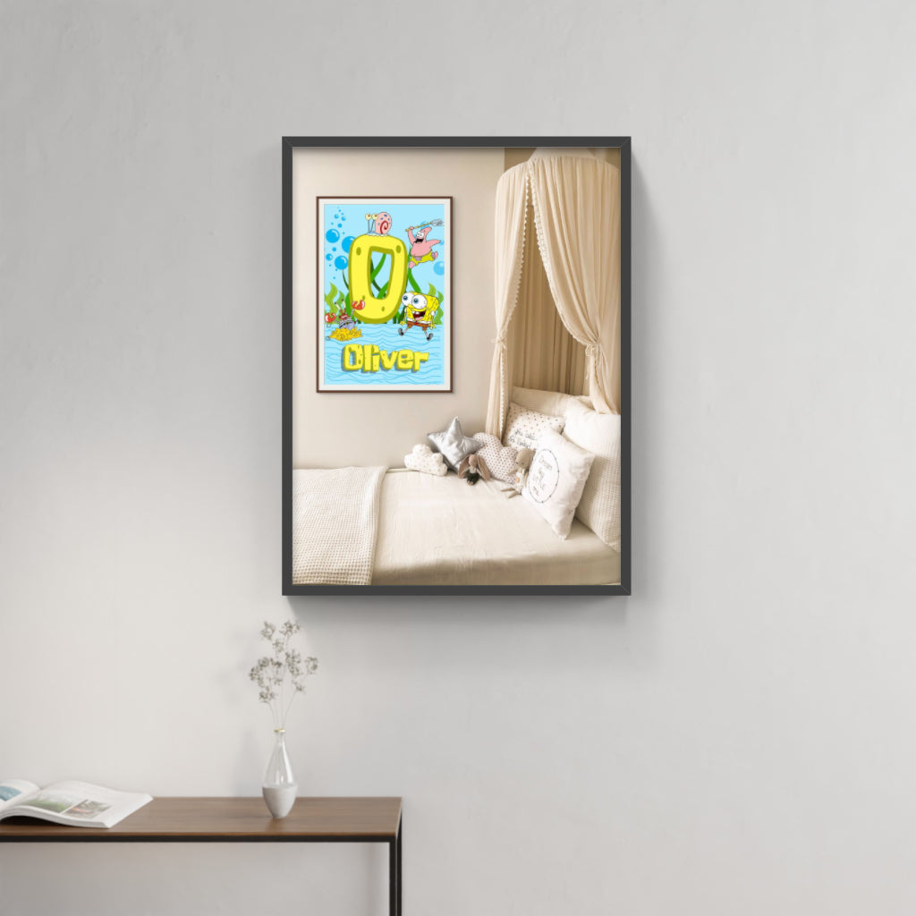 Personalized SpongeBob SquarePants Framed Art Set