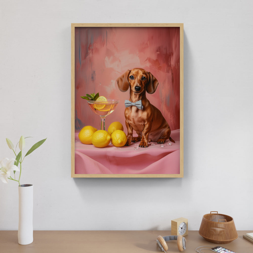 Dachshund & Lemon Martini Soirée