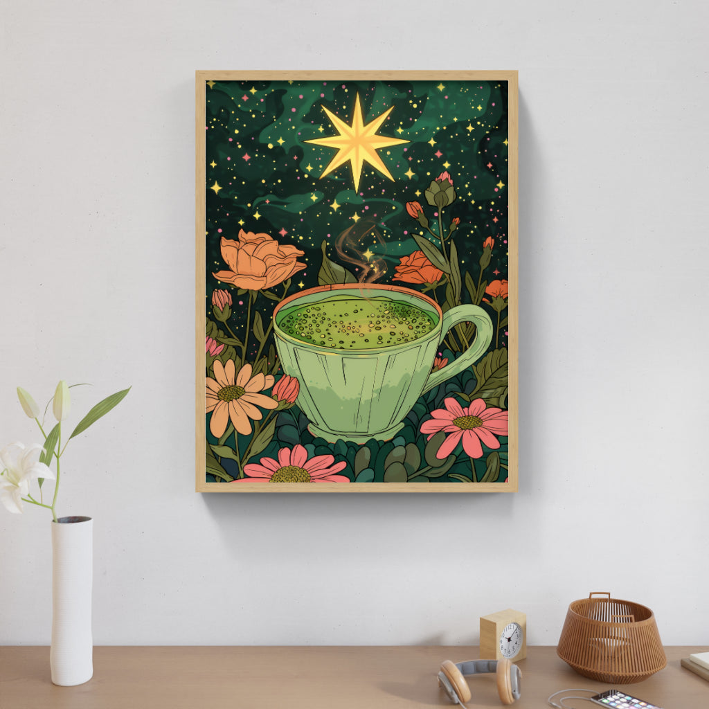 Starlit Serenity: Cosmic Brew Mystical Infusion