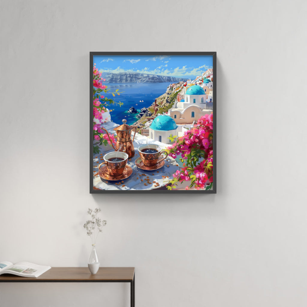 Island Reverie: Café Paradise Exotic Tranquility