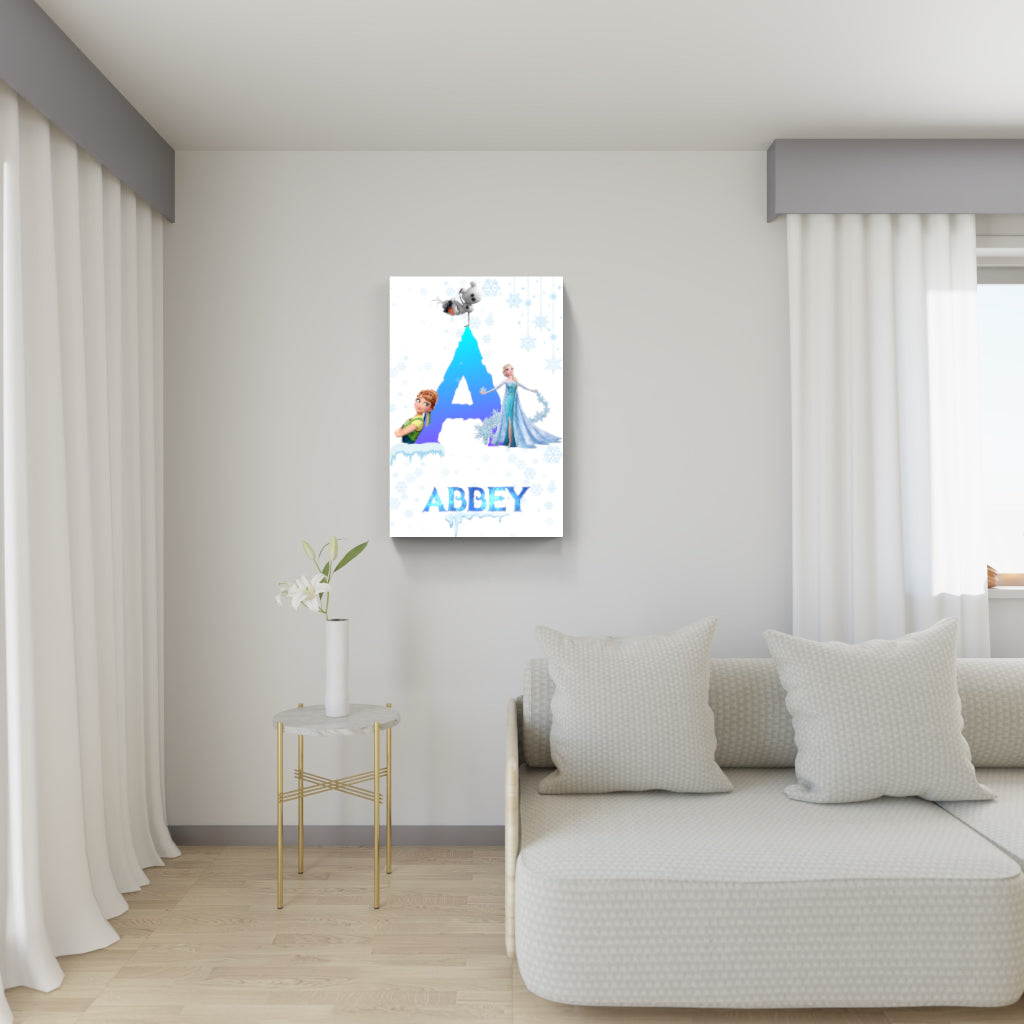Embrace the Magic of Arendelle with this Personalized Frozen Art Set! ❄️✨
