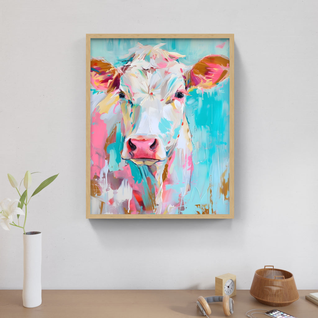 Pastel Cow Elegance