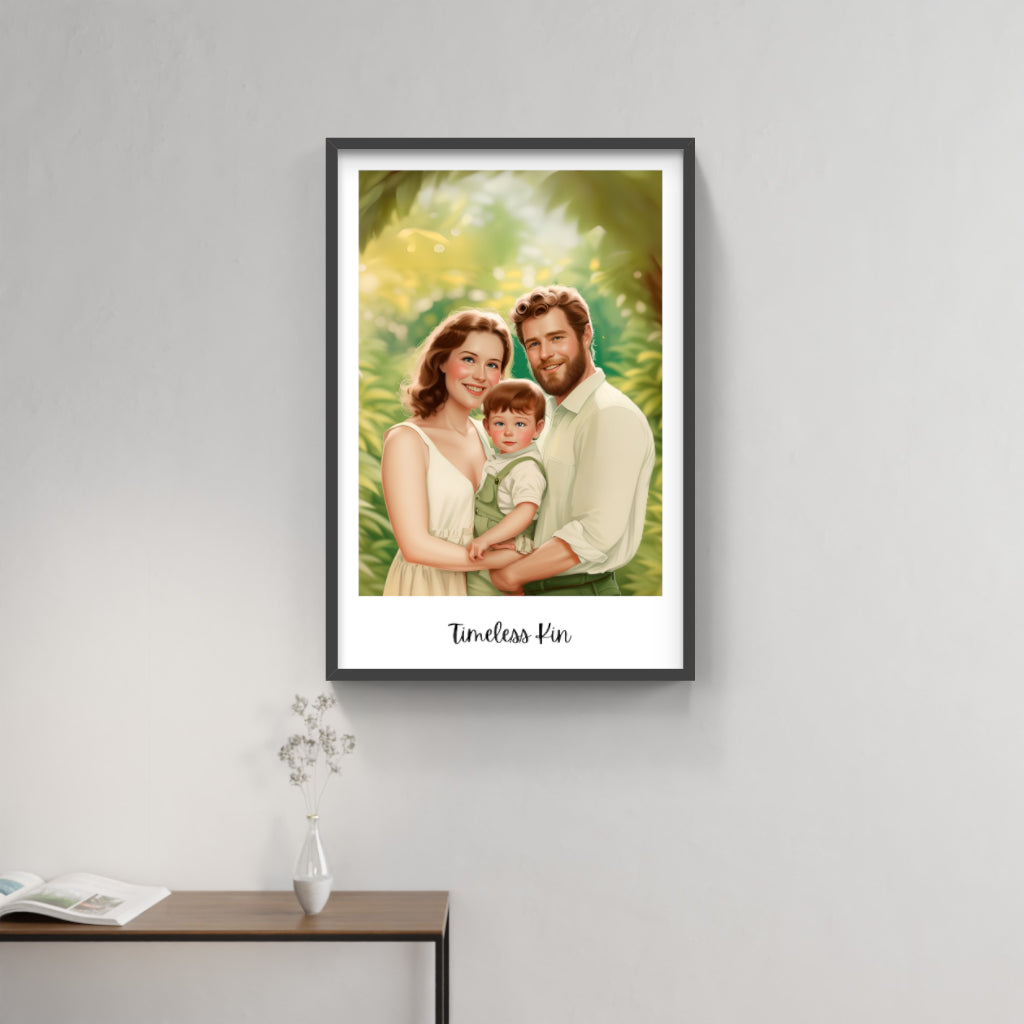 Vintage-Style Custom Portrait