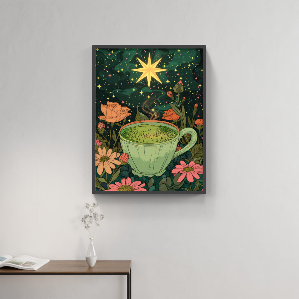 Starlit Serenity: Cosmic Brew Mystical Infusion