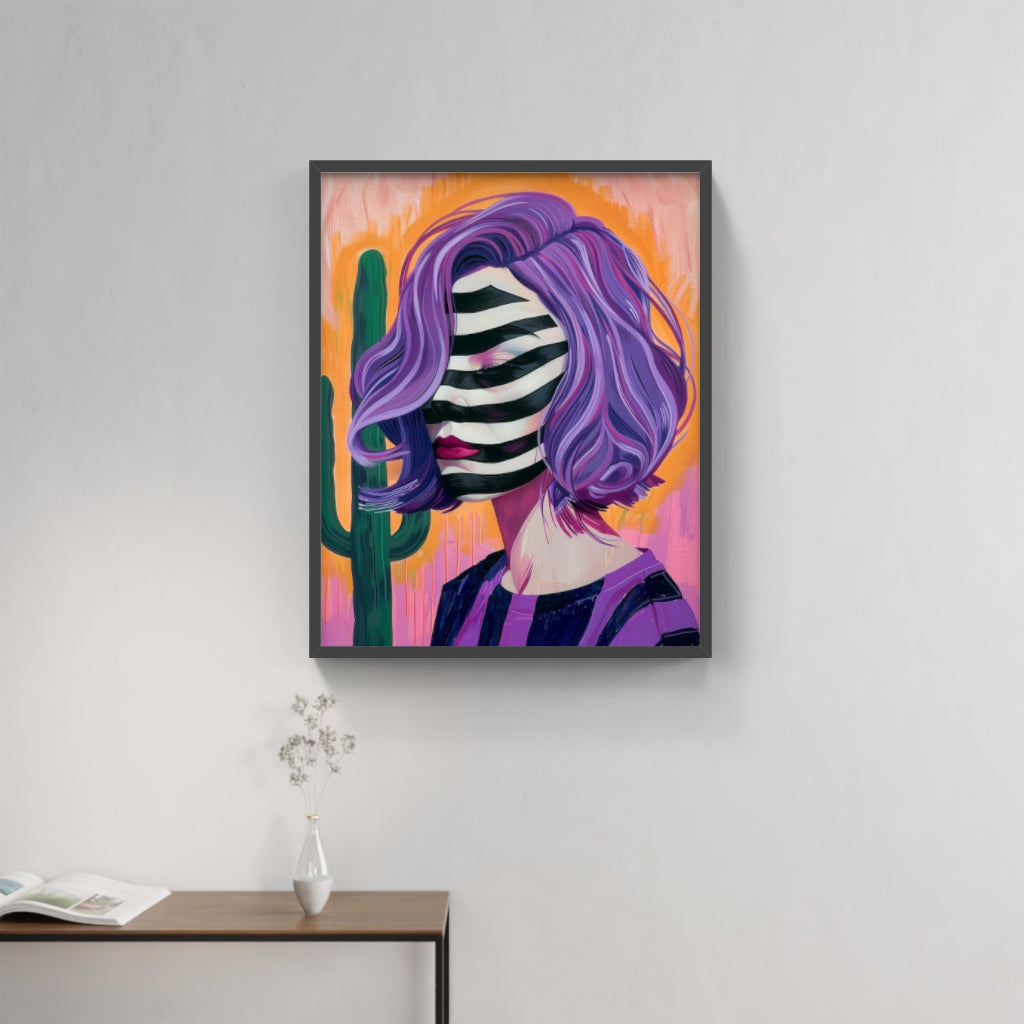 Stripes of Expression: Desert Muse