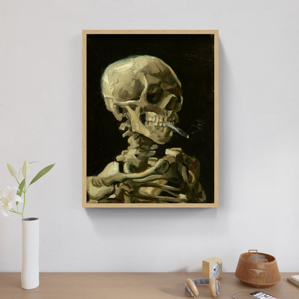 Smoking Shadows - Skeleton with a Cigarette