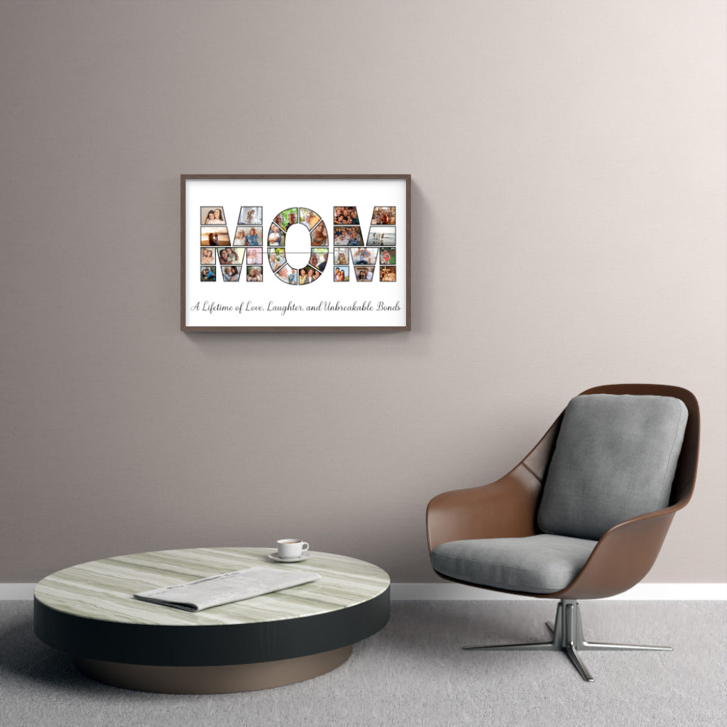Personalized MOM/DAD Photo Collage Print – A Tribute to Love & Family