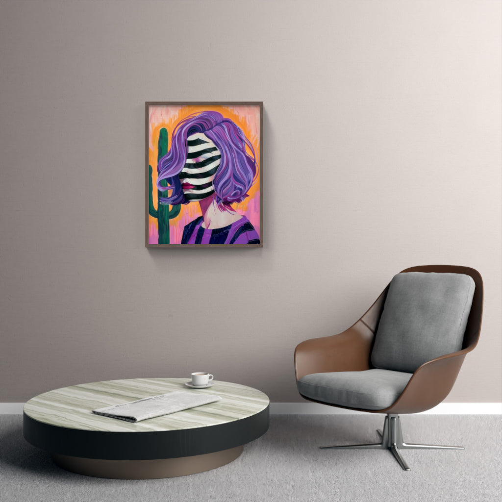 Stripes of Expression: Desert Muse