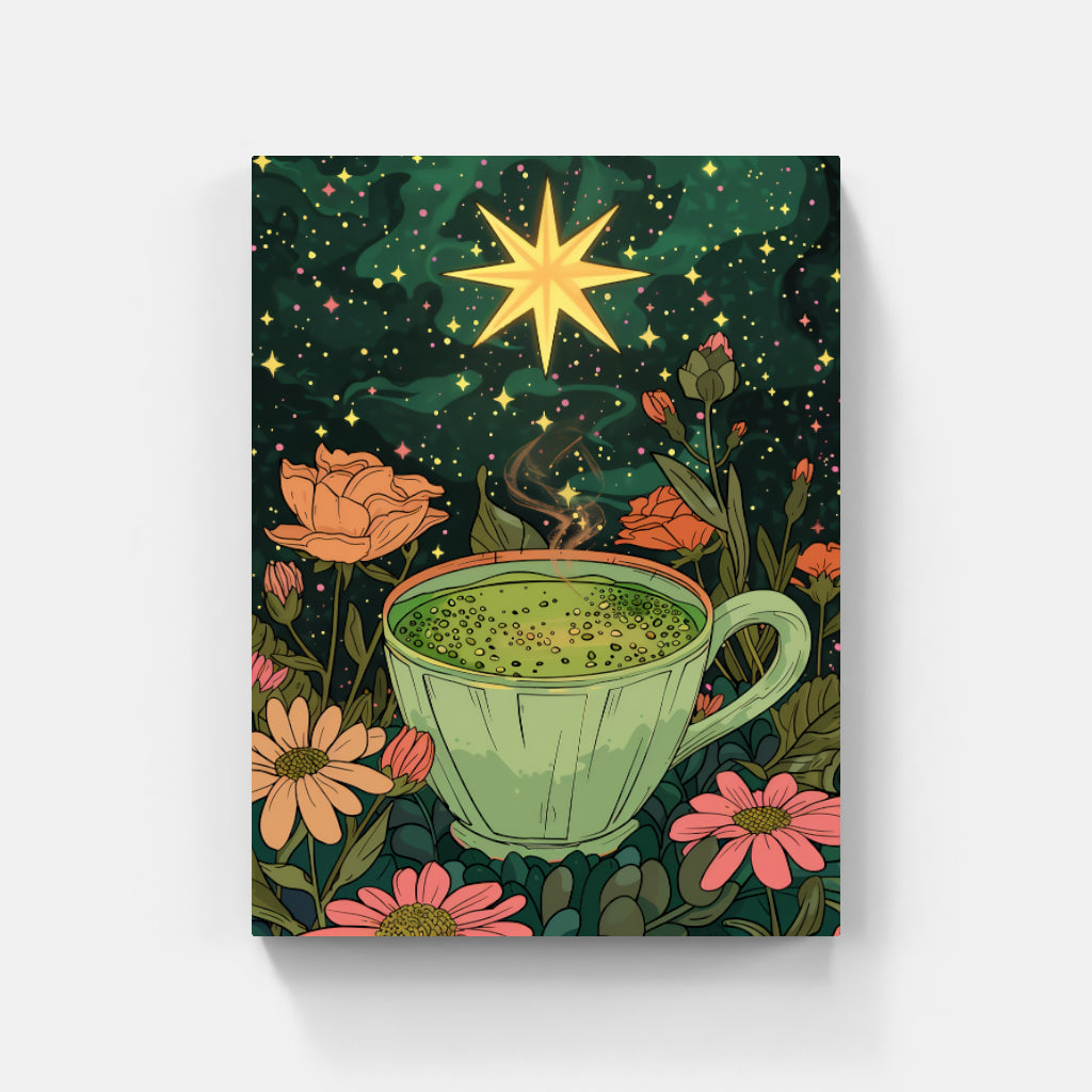 Starlit Serenity: Cosmic Brew Mystical Infusion