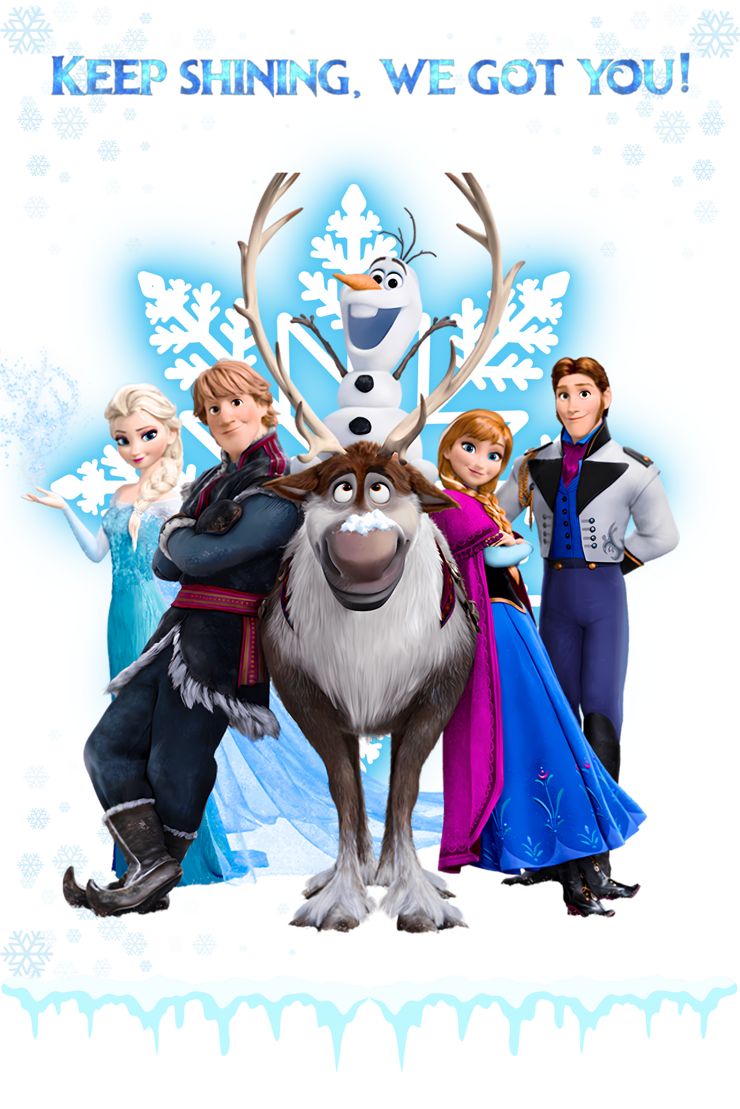 Embrace the Magic of Arendelle with this Personalized Frozen Art Set! ❄️✨