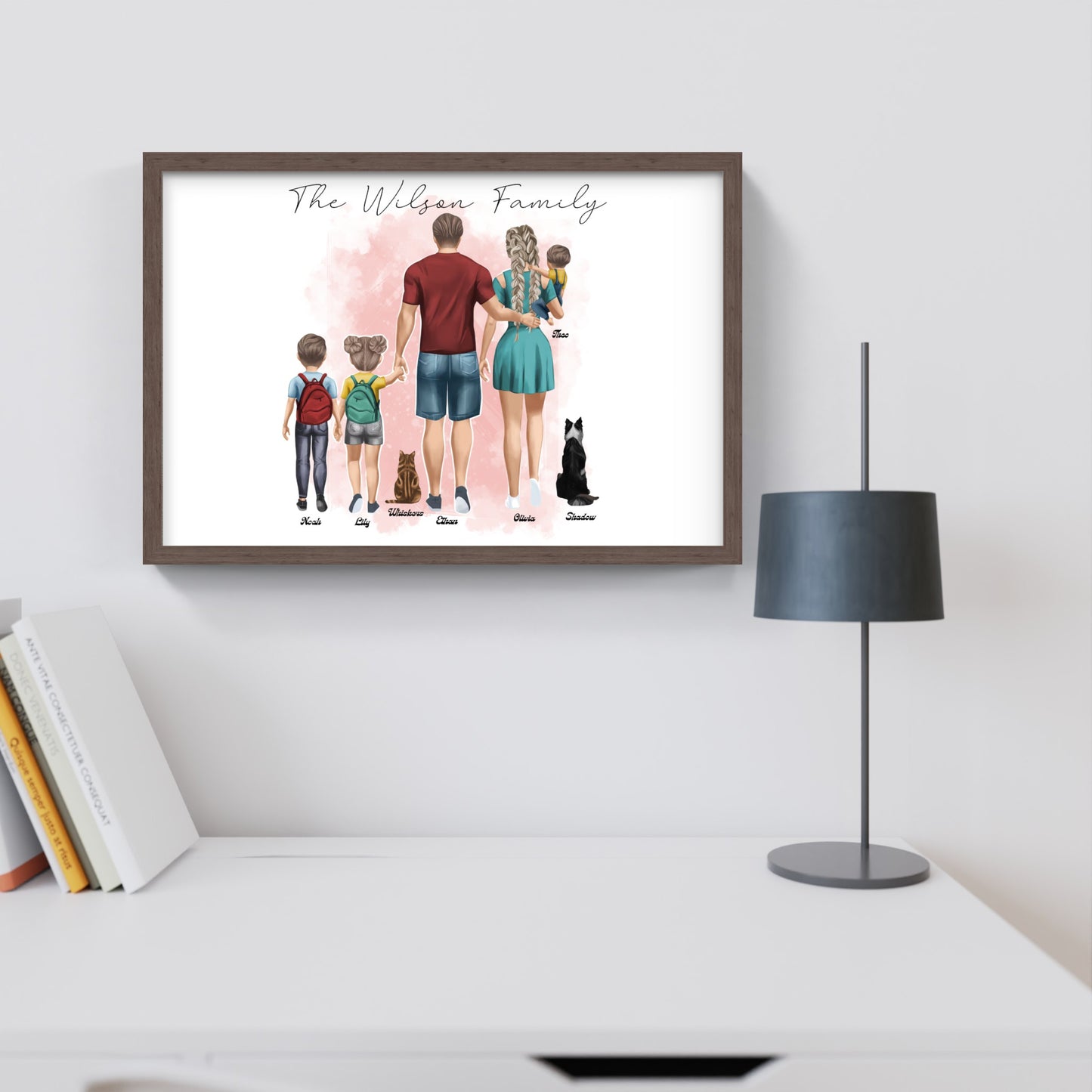 Custom Family Portrait - Personalized Digital Artwork